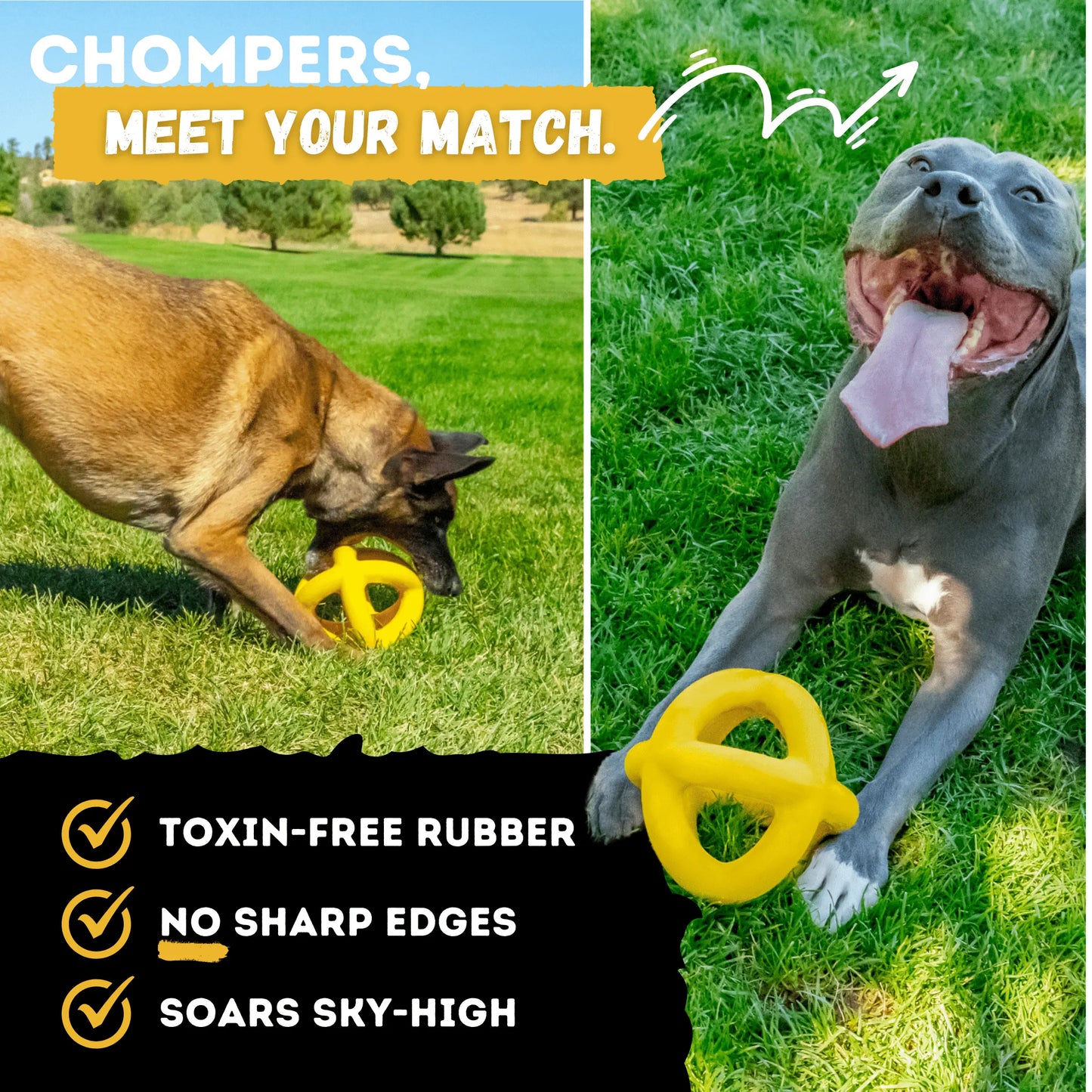 Ultimate Monster K9 Giant Halo Ball – Indestructible Oversized Dog Ball for XL & Large Breed Power Chewers