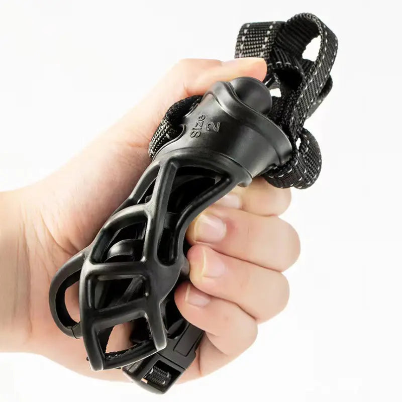 Baskerville Humane Dog Muzzle - Breathable, Adjustable, and Padded for Small Dogs - Safe Training Solution to Prevent Biting and Scavenging