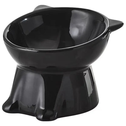 Elevated Anti-Vomit Pet Feeding Bowls Set - Protect Your Cat or Small Dog's Neck & Spine, Non-Slip Base, Durable Design